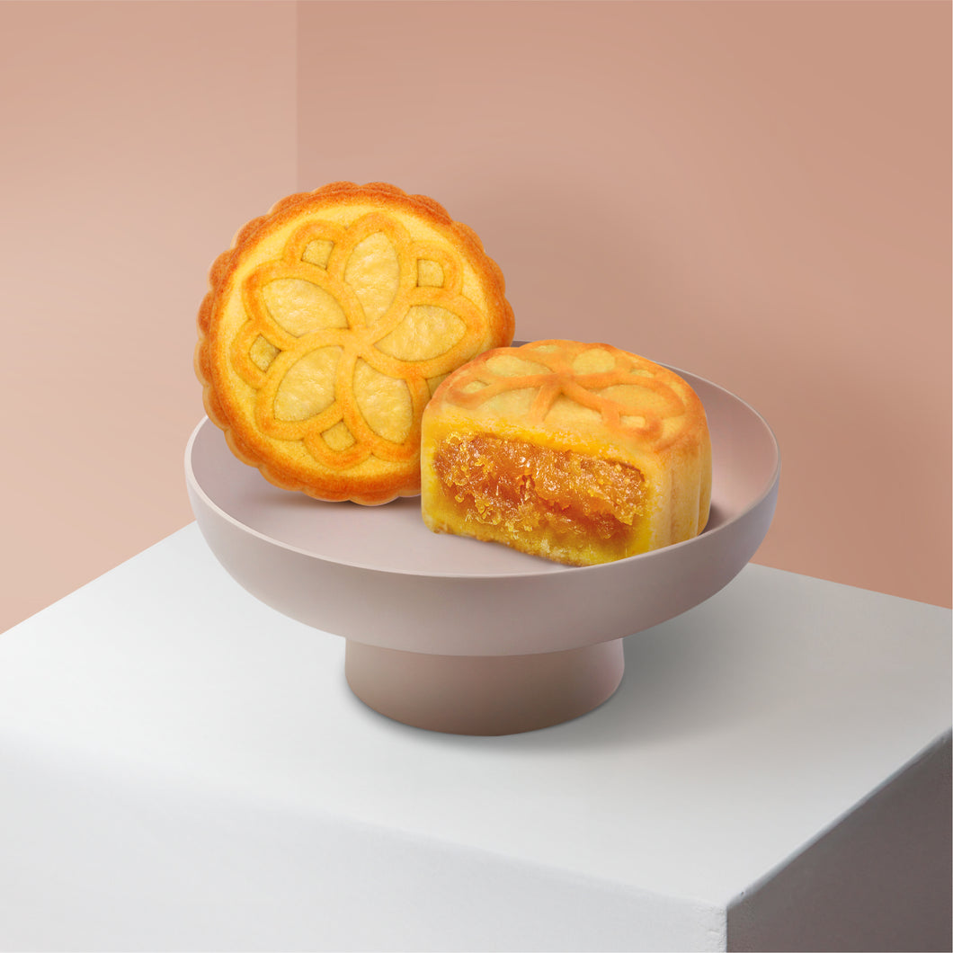 【笑咪咪】柚子鳳梨月餅(4件禮盒裝)