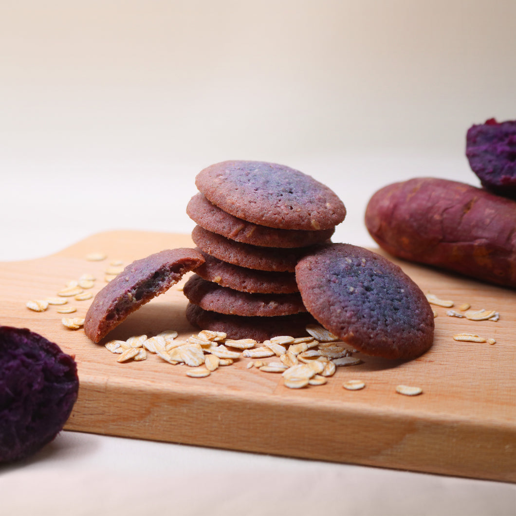Low GI Purple Sweet Potato Oatmeal with Cordyceps Crispy Cookie