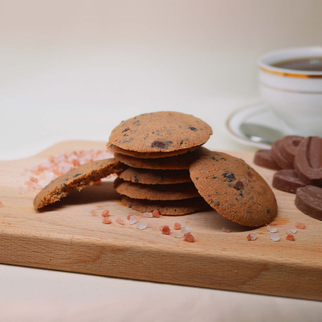 Earl Grey with Sea Salt Chocolate Crispy Cookies